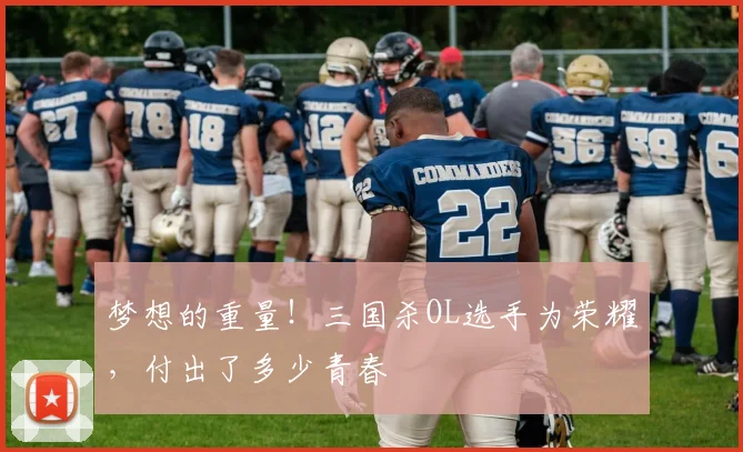 梦想的重量!三国杀OL选手为荣耀,付出了多少青春