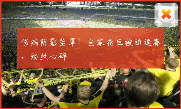 伤病阴影笼罩!当家花旦被迫退赛,粉丝心碎